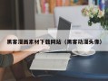 巴中黑客漫画素材下载网站（黑客动漫头像）